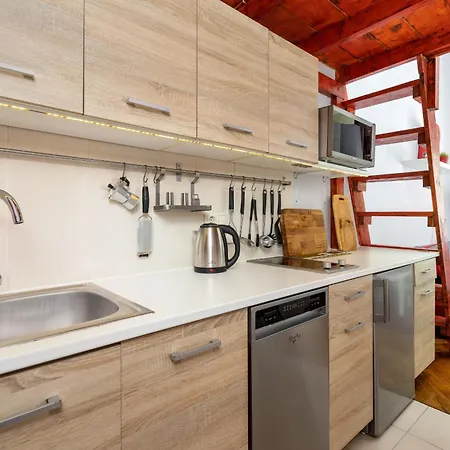 Two-level Micro Cracow Old Town By Renters Appartement
